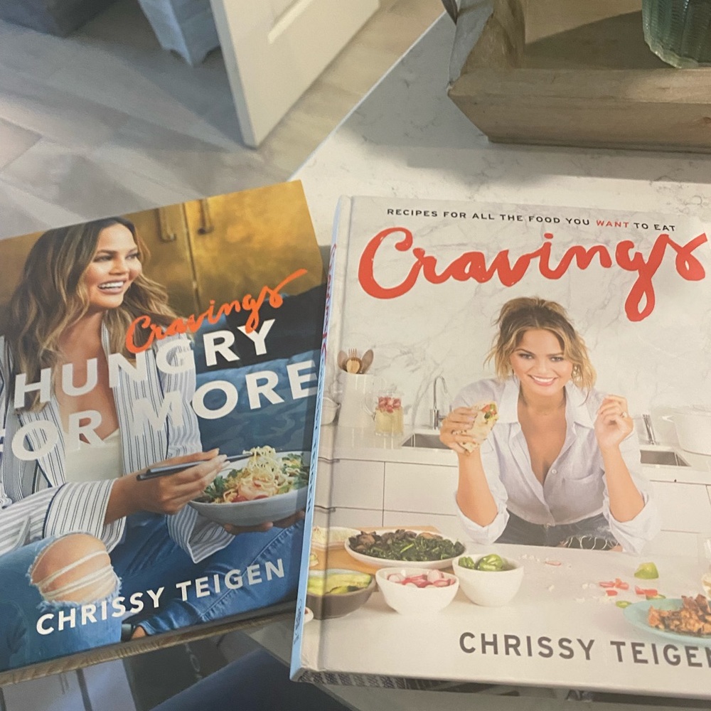 NEW! Set of 2 Chrissy Teigen Cookbooks